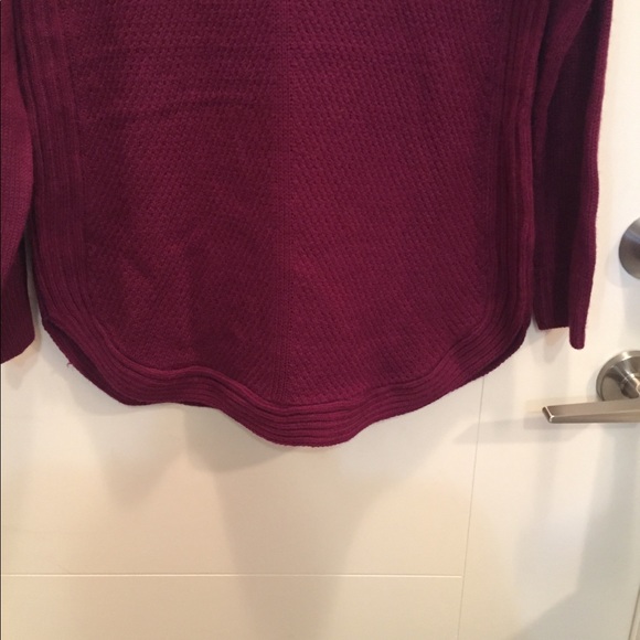 Purple pink Knit Turtleneck Petite M EUC - Picture 9 of 14